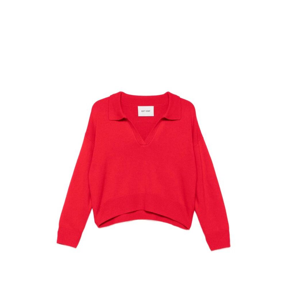 Soft Goat Red Knitwear - Jumpers Women